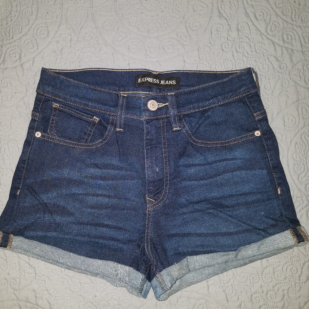 Express high rise shorts